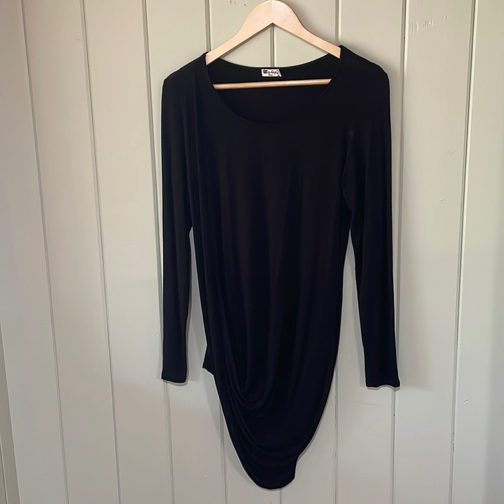 KUT from the Kloth asymmetrical black dress